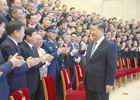 习近平会见全国精神文明建设表彰大会代表