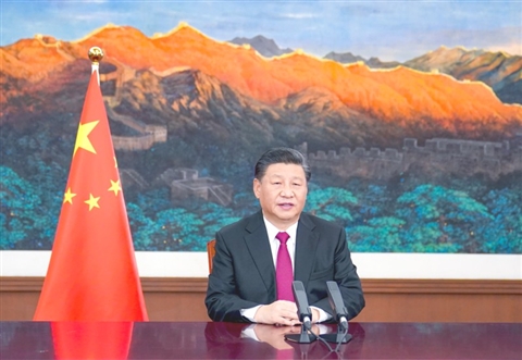 习近平出席世界经济论坛“达沃斯议程”对话会并发表特别致辞