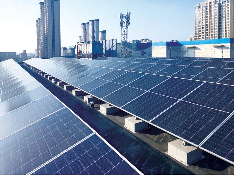 万开冷藏分公司光伏项目投入运行